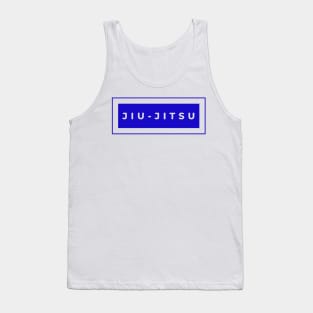 BJJ Jiu Jitsu Minimal Blue Tank Top